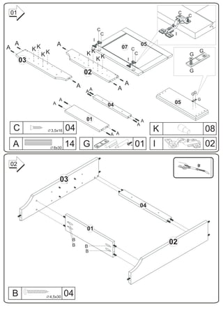 01                                                                                      C
                                                                                                C


                                                C
                                                    C                                   I
                                            I
     A                    A                                                   05
A             KK K                                            07 C
                K                      KK K                               C                     G
                                                                                                     G
         03                              K                       I

                                       02                                                       G

                                   A                             A
                                       AA
                                                             A
                                                                                                GG
                          A                                                                          G
                      A                                 04                              05


                                       01                                     A
                                                                          A
    C                3,5x16   04                                                   K                     08
                                                        A A

    A                 8x30
                              14 G                                   2x
                                                                          01 I                           02

    02                                                                                               B



                          03


                                                                              04



                                       01
                               B
                               B       B
                                                                                       02
                                       B




    B            4,5x30       04
 