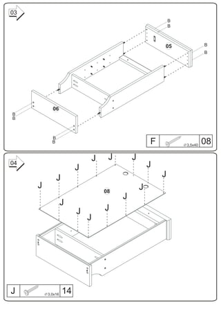 03
                                                         B
                                                         B



                                                     05               B
                                                                      B




           06
B
B



           B
           B                                     F           3,5x40
                                                                      08
                            J    J       J
04                                               J
                        J
               J                                     J
     J                                       J
                                08
                                     J
                  J
                        J       J
                            J




J        3,0x16    14
 