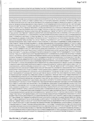 *                                                       ~~~~~~~~~~~~~~~~~~
                                                                                     7 of 15


4E9184549081528F8152967F51A27E4FA37447A273479F6E43A06F44E07A47F'FFFFFOOOO000000
00 0000000 000000000000000000000000000 000000000000000000000 000000000000 000000 000
0000000000 0000 0000000000000000 00000000000000000 000 00000000 000000 000000000 00000
000000 0000000000000000 0000000000000000000000000 000 00000000 000000 00000 0000 00000
000 0000000 00000000000 00000 000000000000000000 000 000000000000000000 00000000 00000
00000000000000000 000000000 000000000000000o000o00000000000000000000o00000000o0000
002lF904010000BC002CO0000000064003C000008FF00310814782383010D38122A5CC83OA10603
196EDC206810A1438812070EBC51E0E0C58813375654F810A44682lD2D96CC7872E301265BB4C8
9C49B3264D2E543814C070E3654C9A58A420301092A0062459BACCC4A9D325CC9A418716E57 934
E9D29C3B5B0A3490A04E80AF60C38AID5B49C10l005CBD8E0DF02581018D053A78216B7660DAB5
6CDDC2954BF7AC560C0742E8Cl4B38EC251E08000BC65BEA0882A2067288197B38BICOC083D736
7E6C573265C47F3170E0D1A7B0694Ell3C88264D380F08lC213584303316B56A8lA34BE3750D5B
A06CDA626D87E630C28FE9C29D7C24105DBC769504197CEF383336F972DCCD093F8F8E4lC3F4EA
CA87 67FF3FBED63A73E3844189EO30013B75BlE6BlA3C7AB9E7DF7EFFOC3FF253E9F7C7O13AAF1
67DAID206870837BE05D77DE80051E885F58Fl6925E05AA444F20823186688A12387C83142 6213
166645020520989F8221123662890F8215614B2986B5080D43086lE38D3616FlC3090B6CB0A069
99AC77408B5F'4518E35A417230E47Bl0EA27E17862llE28209235469A595228030D48F032AC081
034CBAE8E4916BDDE12598098AD75F58829CC0C00770C6F94l02lD708043445Cl6A64A13lF8810
6691634249D89E7DFE19C08B279119C0277BD85lC7A390D2010713071415632BADAC65090F2318
6AA4AO986ACAA9A74EC228A87F6O4037DO9193ECE6C31369CAFF3756AB6BE5Fl6AAC4FAEE9DF18
2OBC25AB5873AOB2962A4E5880EE39lC1OE5B2CAEA6EA4A5El90D68BOEAA98BB88ID72643lC4BAD
B56B61CB6CA2AJ9277C60ED2FE1Al6223578829721A29C38ADAEE8AABB16BBEEEE17EE7lE3969B
E7578308Al042B6BB1724ABDFB06D0EFBF010EDCA482CDFA2796192lE87E64202DO071887F9FEA
4ABlC518970AAEB301681247lB6C946CF2lA68249183AF05FF7182044584425EC663B90CB3CCC7
21AA9lA28AC81004104007EDC20422749055Ci7E94D0C00453006ClACD6225BD74D3397BBCF3BD
83AC30C20E5C771D420ElDl8F8EE587EF4F0C10E2E2052358AA7 967D7 6DA6BAB8917202578D000
43054C75A4lFlF7AFF5042CC4E07AA2BDF08F8003872568FBD96201384A0C0E3903F3E2702BDED
3D0207lA2880421481B33DF8E5996FDEB9DC0E8B454902D25ACEDE972FA84Dl8D46lFlBDBA03AD
23CEF0C7A58B65C97A485F8E41017EC760CAEB8293ED3BF025084FFCED57834CDE262574D03B07
BEE5904218CB2BlEBBEFDD598F3D5E3A6B9FFBAlElA94ElOO722FC9008F8C547CDFDODEBABCF3E
F3E2E7 6E9EF9O2659O400431AC525EFBDBA35EFEF6D7BFFFDlCF5CE3BB5FDBB847151OA8400D06
AC5FOO64B7110D3STO82DFDAD903F8303EB04O4F7AlCD8EO58F8FOO0019E8FO70280C4583EB82A
118A858426E4C96852B8C2E885E6003AA0C0106A40841EFAE08740ECAl0DFF2EE002DEE150873C
24420D8 640011DF86520FA2B41056660032112917797C9El0E7BB8C426E7105A4A25B1C3
9364A0030D30410A54C0C636BAF18D6C4C810F78803A009C318D6B54410A4CD0800E70672338F8
000F24904739D2515F7754631CF9E8C793DC2090832CE41CEBF897IB18800309F840E436C949C9
25807213Bl242635A980397180282DI165263D09CA8D5C7295A54CC029A7429057927272BDD18A
440C70800DF8F297C00CA6308749CC621AF398C824E6010C90B796146003AE90C52C6841CD6A5A
F39AD8CCA636B2C9CD6E7A139BB390C52B9A7212AED46217E84CA73AD7C9CE76BAF39DF08CA73C
E1698B0FB06C209983C52D7491FF8B7EFAF39F000DA840074AD0821AF4A001D5052E6201822F6E
E5031060C1000840D18A5AF4A218CDA84637CAD18E7Al4A33068410914A0AF811480030A780009
4AC0D296BAF4A5308DA94C674AD39ADA14A624E0010838F04791E0800308E88050874AD4A21AF5
A8484DAA5297CA54A3224049780A8D54A74AD5AA5AF5AA58CDA.A56B7CAD5AE52D5086E08EBlBAE
800128BC4120602D2Bl9D07A560CBCC1081800AB58El2A902B8475096CA5EB5B31408637E07509
6F58AB5CC34A56B3B2150376156Th1A0462D881ECB5AA57088058C9FA86002C36B21848C32804A2
59810480AC910D2B263021103CA4020F8508C05A235B08CF92551201C00306F0100049FF2056B2
8475AB656F8BD8374862146F582C0646AlDA817CD6AA98D5C8lB52918A2560D608C76D846C3170
DCE4922100713DAE5B491BD954ACF5B8BF252D264661DBE43A96B9CEC5AE407C3B902B9CB6llC6
252B646B2B094940ClAD92C0832492DB88424017AFD4052D7D537156F36236B2644805745F4BDB
C8EAF7B6F5B52EF7EF56B5EF60AA4108558420000AC5DAA46F60A2086AB6F8D308A46A837C16920
AD6B6F7B85426002AE5008Th04012CCDB4698F8B56FC0842430C1DE0F8718BF2436Bl636D9BDD46
2C77BAlD9EAA79D75BDEAFOC84B96D0D3OGF318009F852D9BF4BC0446B9F9BOAFOBE8lB678E8Bl
7A877CDB315BF80DC07D432352BlE2AAC618FF2CAD557369D9BC5E053F'F9BE50AQ7372Al60E200
F8B7AC74BEEE7D8DlC63B3C2F7CD5F89E3954DEB582BlBl9ADA9B86F97BF225CAF5AFAD298CEB4
A637CDE9938055AF701DEC58F98AE7B63EB6AF69A0AB72EF4BEAB88A75D4890DEBh62C950EAF5D2
55AE6B65EB5C67CCEAC78686B52B0E6D6EA58B01134301BAF75D6E8E89AC91008C18039228306E
61ED5BE02E96D8C646360696908A688F42C5C21EAD40A28D81423457C901F0AE9497BC5D0C743B
B0749644238C6084D69E24DDB22537BB99EC58D2BE9BC6B325B21ID46D5DF546DBDCAC962A8215
5C5DFA4AB8D0A3488391AD0C05E26222D7CD4E432AAEA06F8727DCC2650040G5252E67 6847B9E3
F59325F0B8BBCC6C8563D7C60D07Fll5E8DA6D3C4097DC7C350260457E6FBB7E5BDA325735C8DD




file://D:166_f rl7cjOO3_ceq.txt                                                    4/1/2004
 