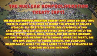 Arms Control and Disarmament | PPTX
