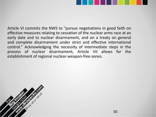 Arms Control AND Disarmament | PPTX