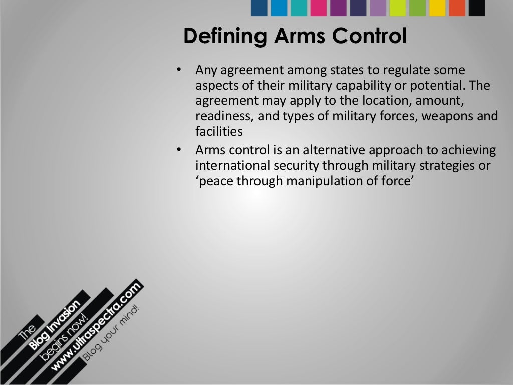 Arms Control AND Disarmament