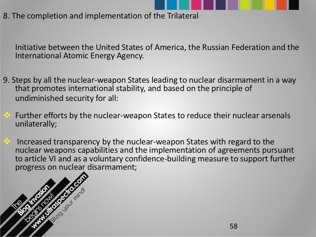 Arms Control AND Disarmament
