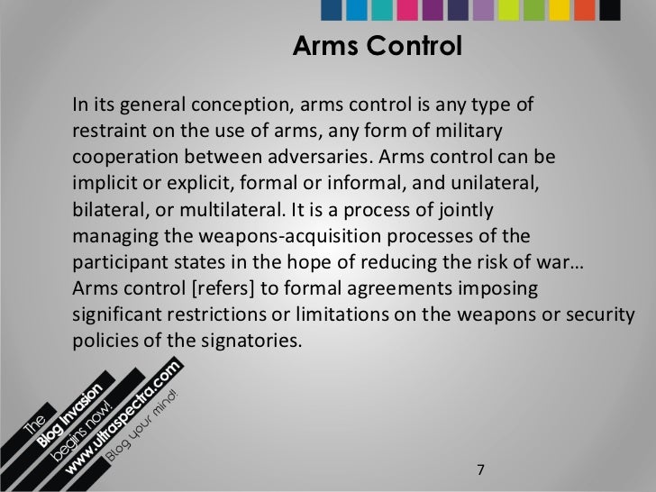 Arms Control AND Disarmament