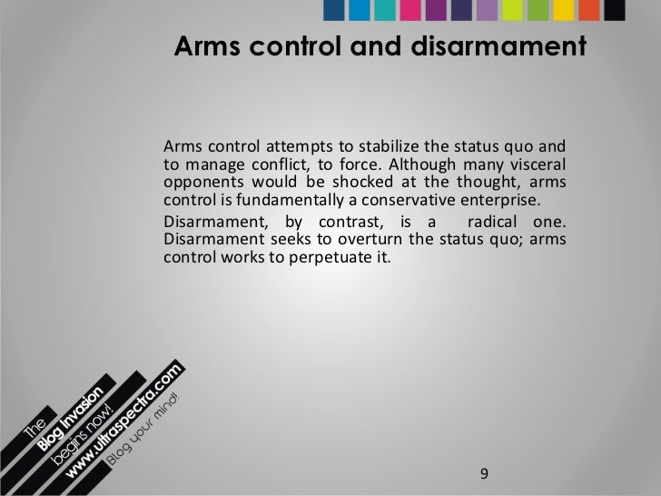 Arms Control AND Disarmament