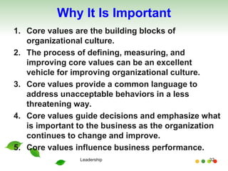 Leadership Fundamentals | PPTX