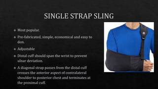 Arm slings & its types