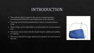 Arm slings & its types