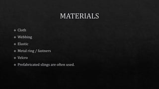 Arm slings & its types