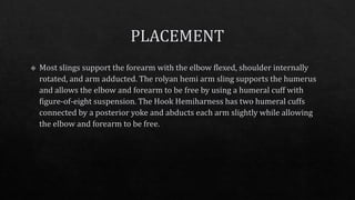 Arm slings & its types