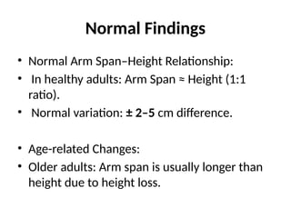 Arm_Span_Measurement_with_Findings it is hoo | PPTX