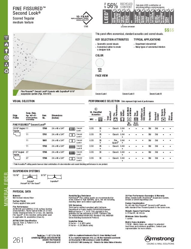 09Armstrong ceilingsmineralfiberfiberglassspecifiersreference
