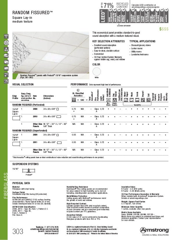 Armstrong Ceiling Material Chart – XQYWGJ