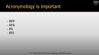  RFP
 RFA
 PA
 RFI
 