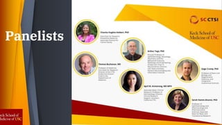 Panelists
 