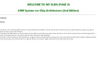 Arm System-on-chip Architecture Steve Furber Pdf Arm System-on-chip Architecture Steve Furber Pdf