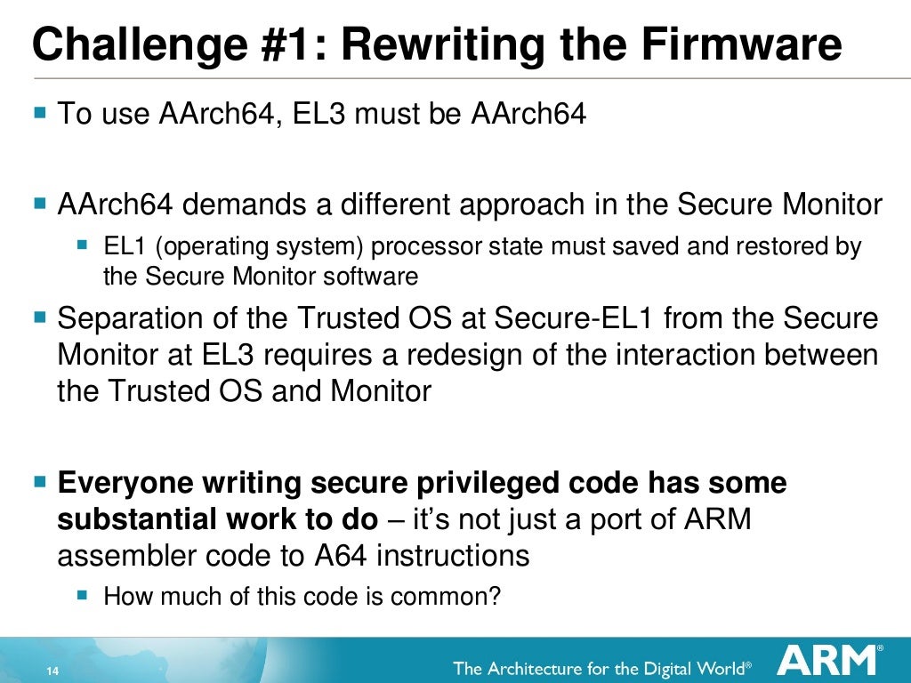 LCU13 An Introduction to ARM Trusted Firmware