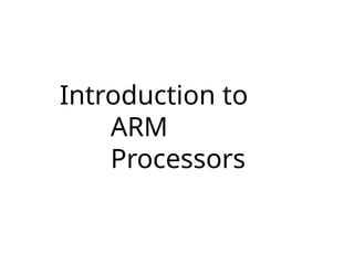 ARM-7 ADDRESSING MODES INSTRUCTION SET | PPTX