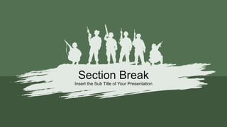 Section Break
Insert the Sub Title of Your Presentation
 