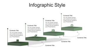 Infographic Style
You can simply impress
your audience and add a
unique zing and appeal to
your Presentations.
Contents Title
You can simply impress
your audience and add a
unique zing and appeal to
your Presentations.
Contents Title
You can simply impress
your audience and add a
unique zing and appeal to
your Presentations.
Contents Title
You can simply impress
your audience and add a
unique zing and appeal to
your Presentations.
Contents Title
Contents Title
Contents Title
Contents Title
 