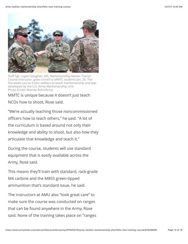 War Training.pdf Army tackles-marksmanship-shortfalls-new-training-course | PDF