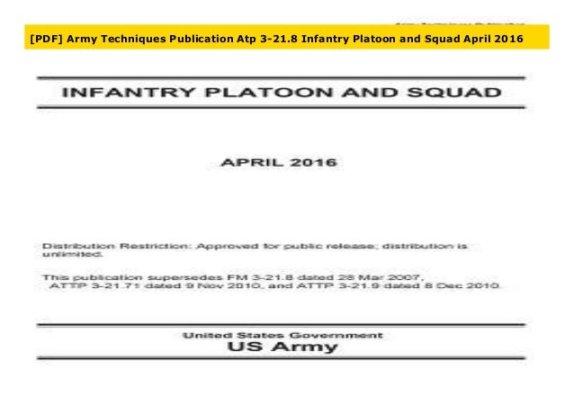 Atp 3 21.8 Infantry Platoon And Squad