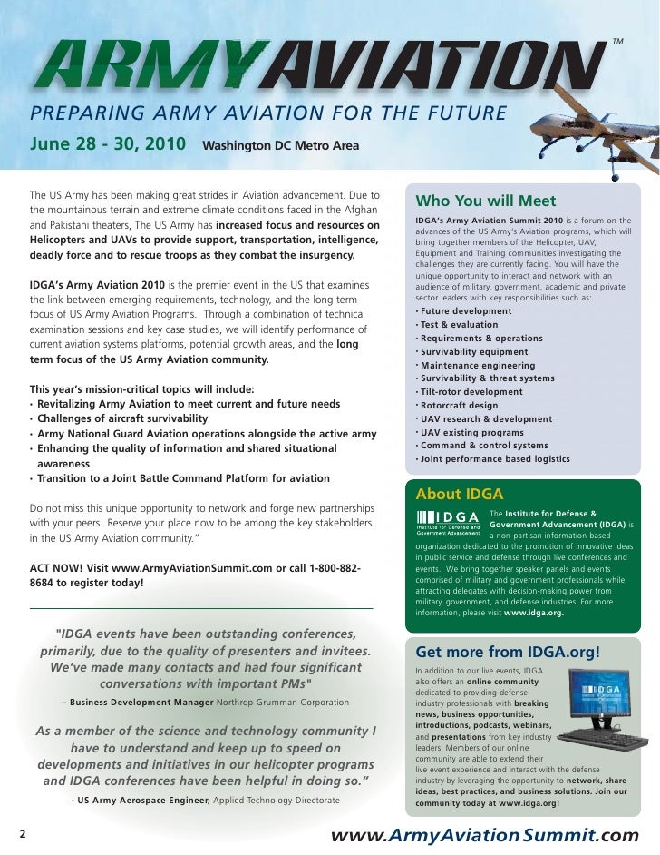 Army Aviation Summit