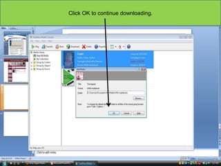 Click OK to continue downloading.