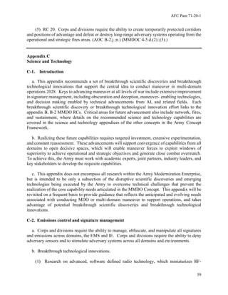Army Futures Command Concept for Maneuver in Multi Domain Operations ...