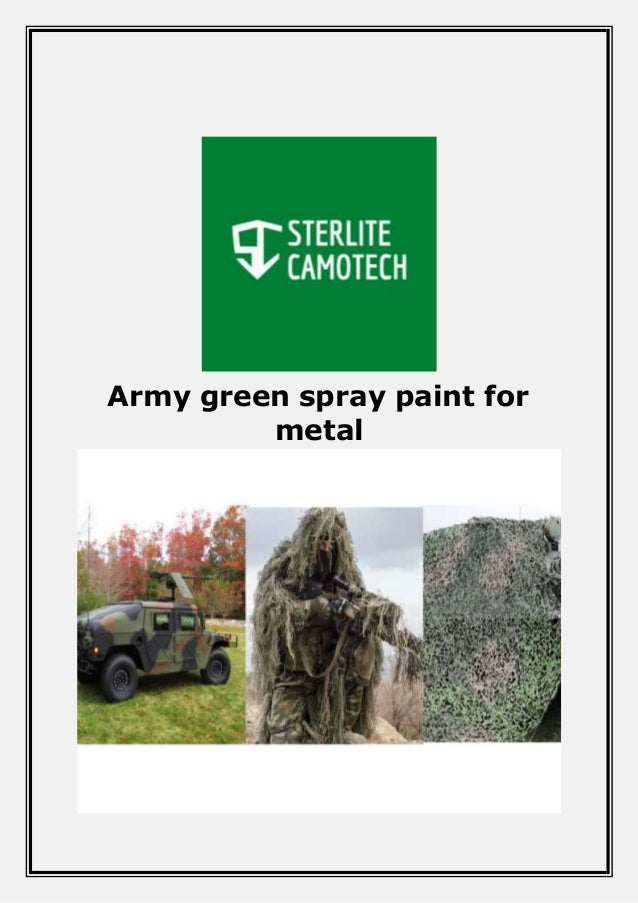 army green spray paint for metal.pptx