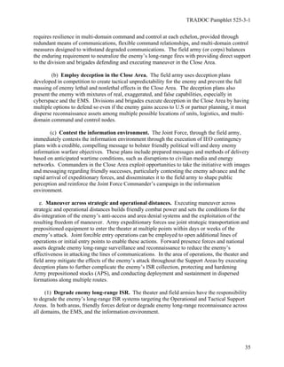 Army in multi domain operations 2028 | PDF