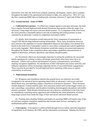 Army in multi domain operations 2028 | PDF