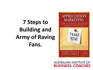 Building Raving Fans Logo Paul Timms - How to build an army of raving fans | PPTX