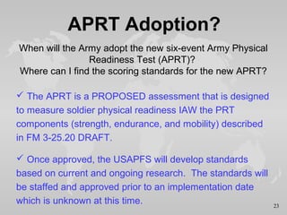 Prt Components U.S. Army PRT Brief | PPT