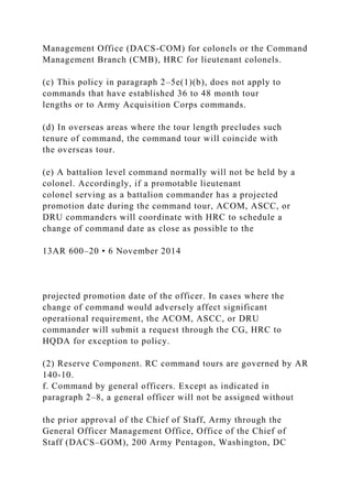 Army Regulation 600–20Personnel–GeneralArmyCommand.docx