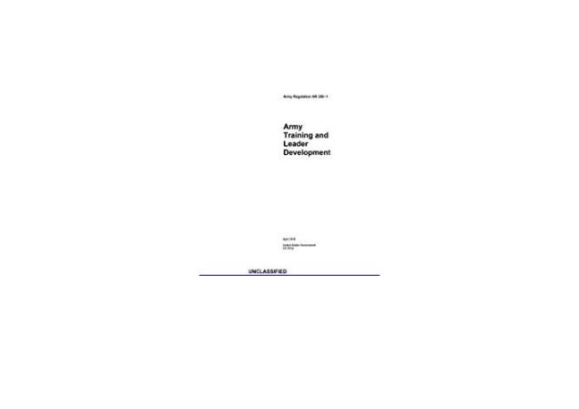 [PDF_NO_COST] LIBRARY Army Regulation AR 350 1 Army