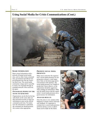 Army social media handbook jan 2011 | PDF