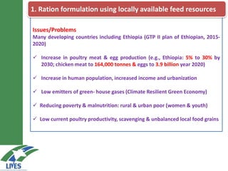 LIVES poultry value chain development interventions: Approaches and scalable interventions