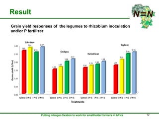 Inoculation and P fertilizer improves food and feed production in grain legumes: Farmers' perceptions and treatment effects on yield and quality of residue biomass in Ethiopian highlands