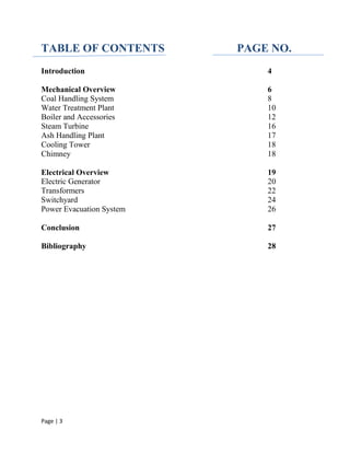 Coal Fired Thermal Power Plants | PDF