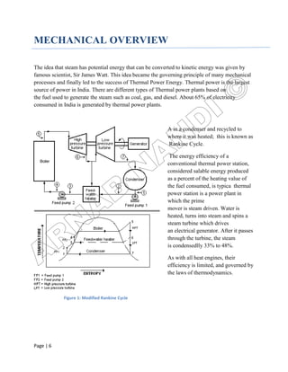 Coal Fired Thermal Power Plants | PDF