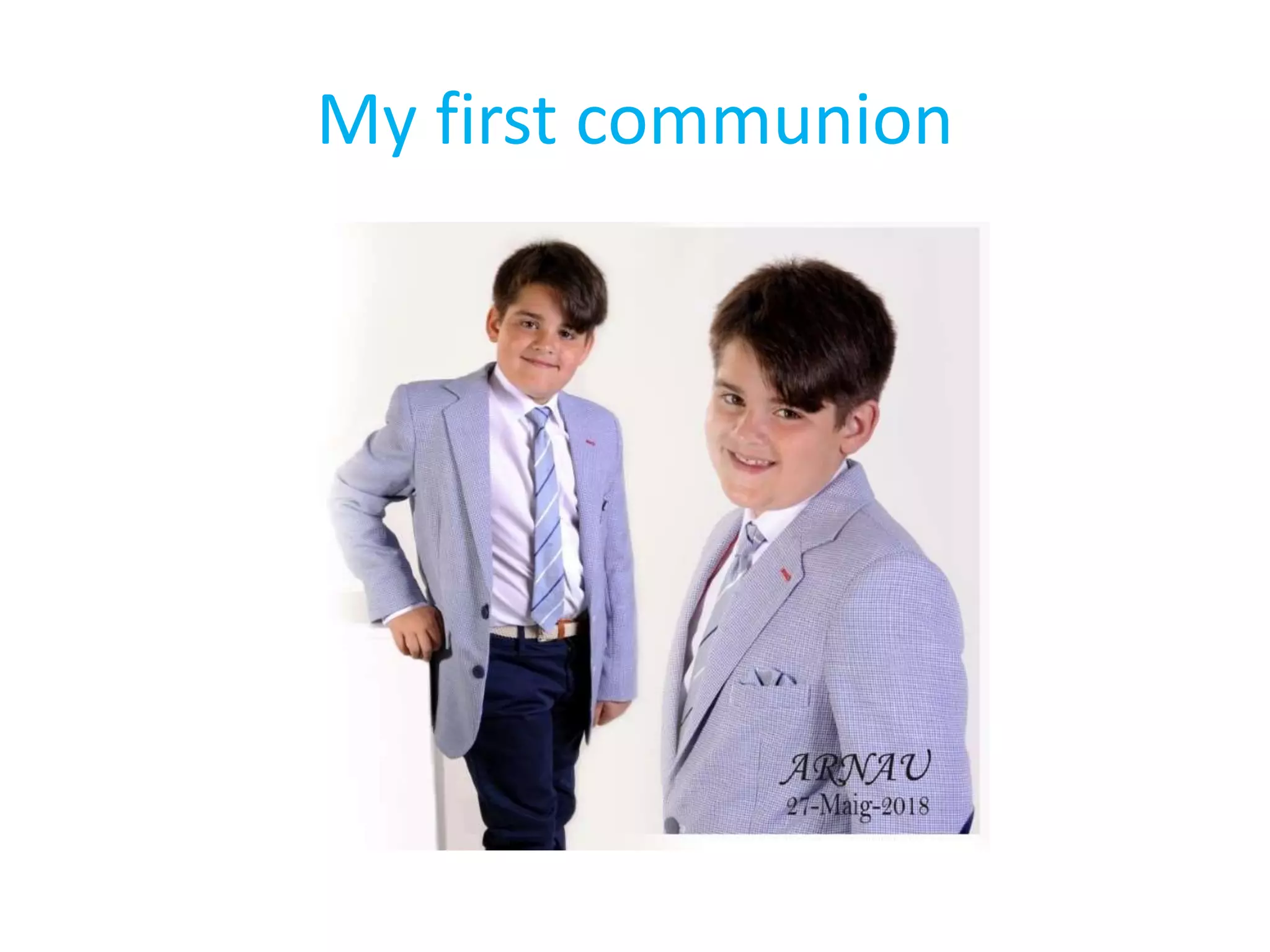 My first communion
