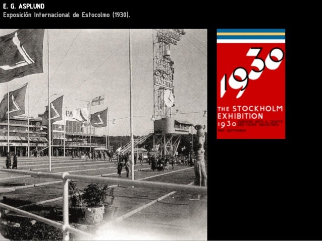 Resultado de imagen de Exposición de Estocolmo de 1930