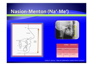 Carlos E. Zamora. “Atlas de cefalometría, análisis clínico y practico”
 