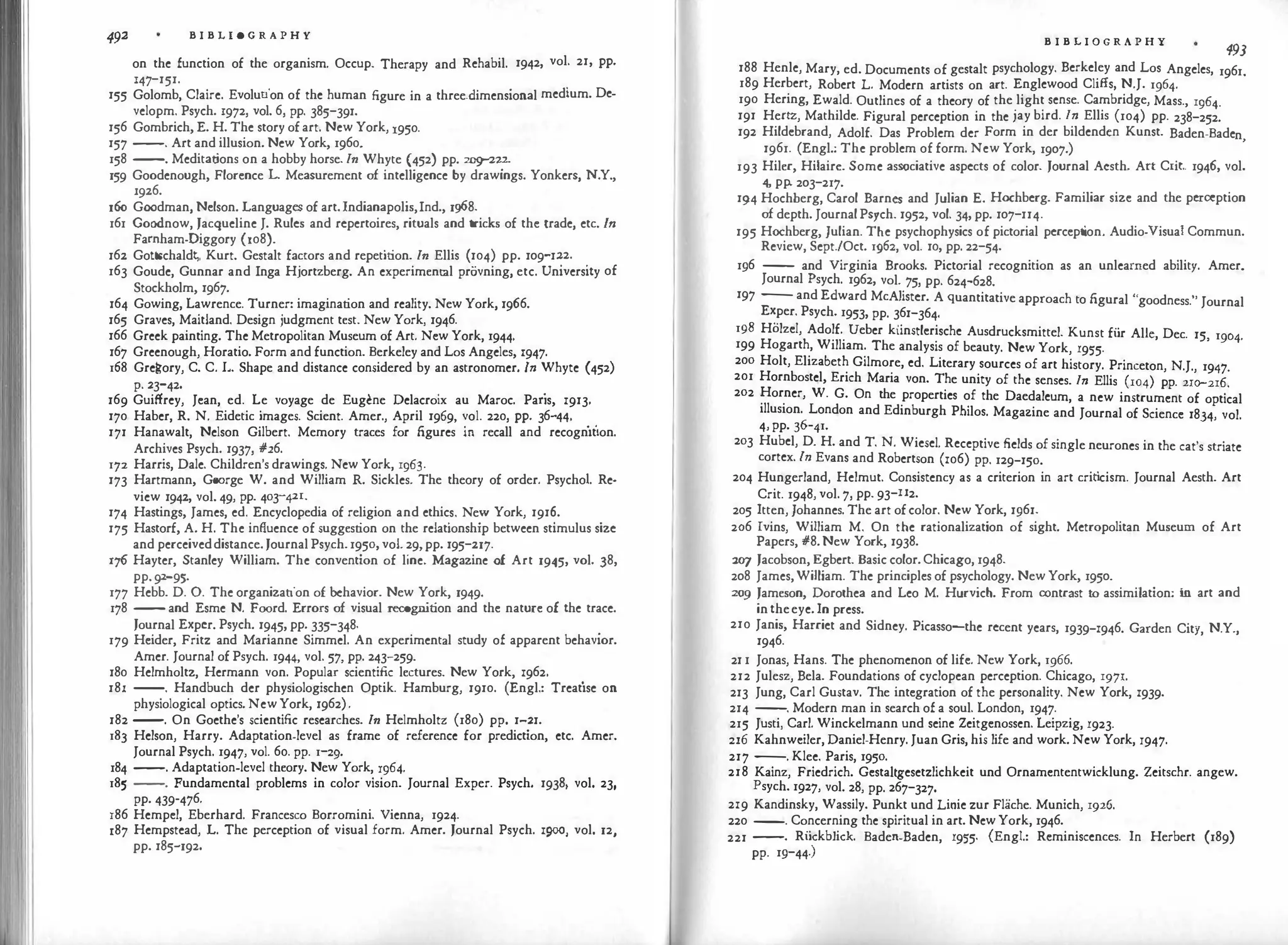 Art and Visual Perception: A PSYCHOLOGY OF THE CREATIVE EYE