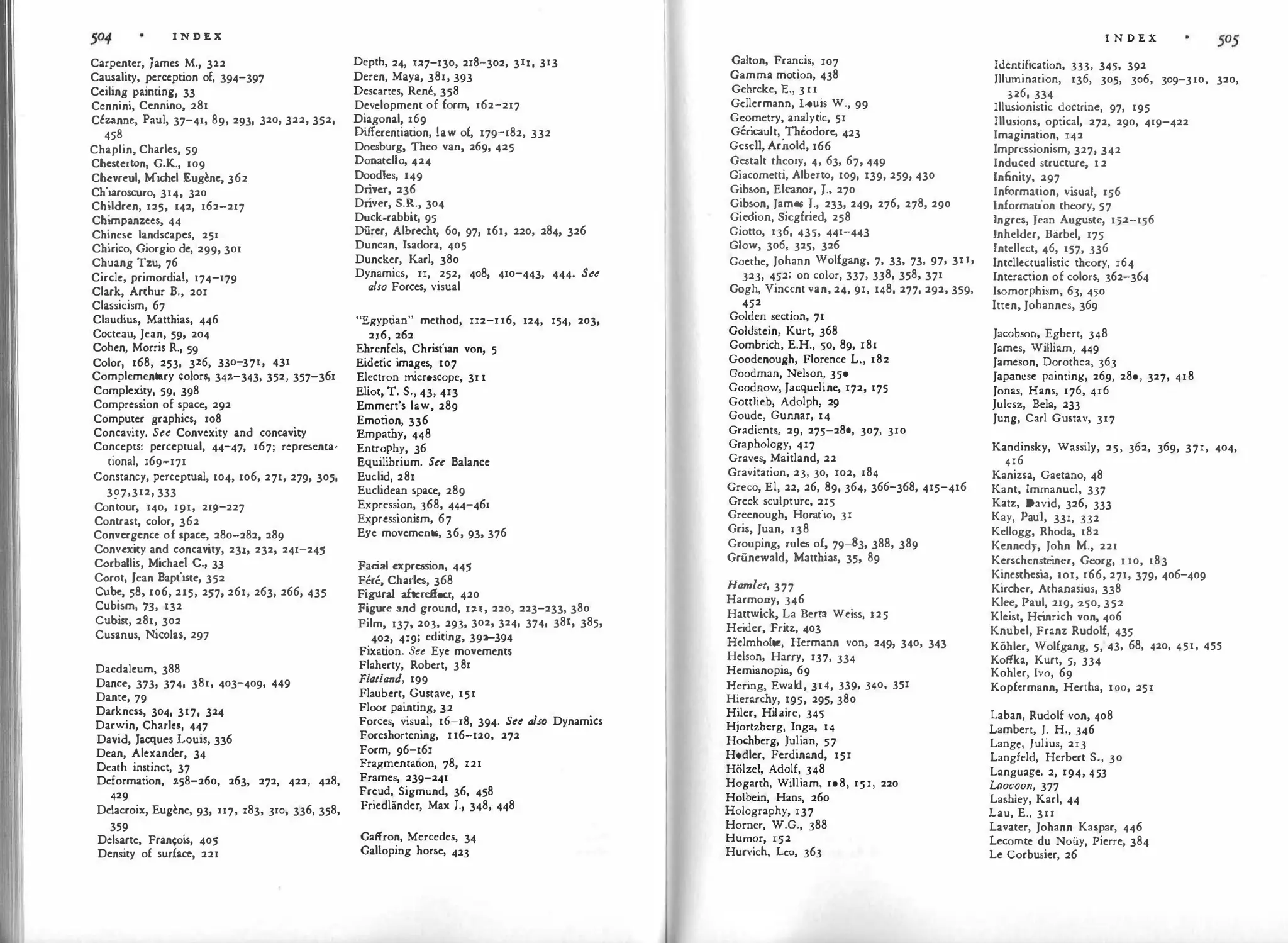 Art and Visual Perception: A PSYCHOLOGY OF THE CREATIVE EYE