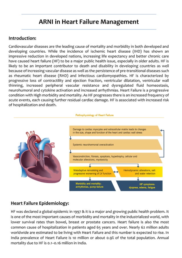 ARNI in Heart Failure Management | PDF | Heart and Cardiovascular ...