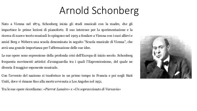 Arnold Schonberg