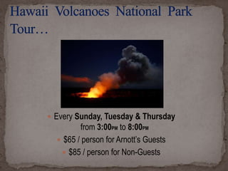  Every Sunday, Tuesday & Thursday

from 3:00PM to 8:00PM
 $65 / person for Arnott’s Guests
 $85 / person for Non-Guests

 