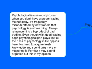 A roadmap for a proficient trader